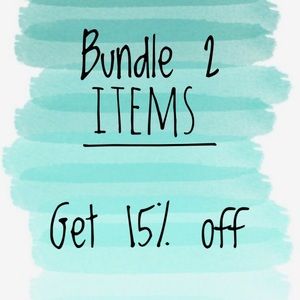 Bundle and get 15% off!